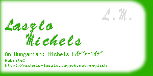 laszlo michels business card